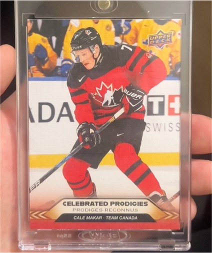 2025-26 Upper Deck Tim Hortons #CP-2 Cale Makar — front
