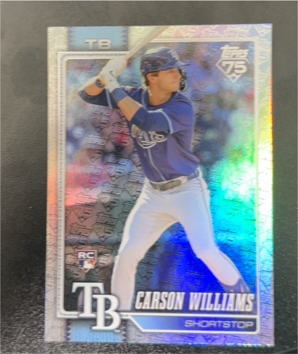 2026 Topps Series 1 #25 Carson Williams — front