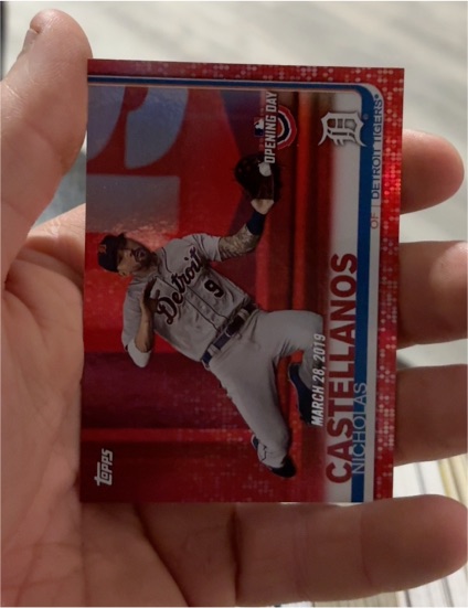 2019 Topps Opening Day #11 Nick Castellanos — front