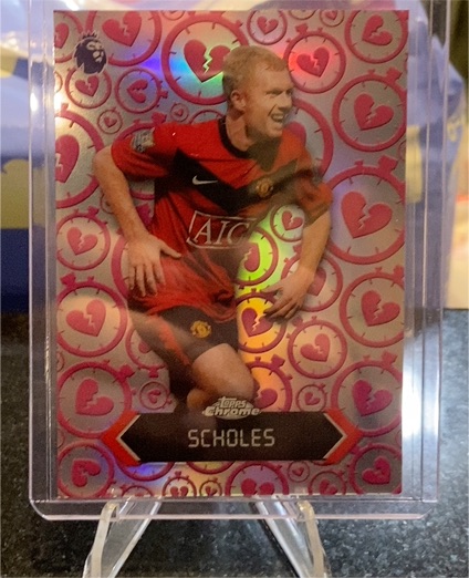 2026 Topps Chrome Premier League #STH-13 Paul Scholes Stoppage Time Heartbreaker — front