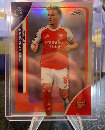 2026 Topps Chrome Premier League #12 Martin Ødegaard Arsenal — front