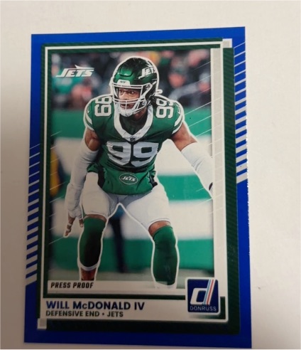 2025 Panini Donruss #241 Will McDonald IV — front