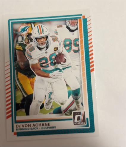 2025 Panini Donruss #110 De'Von Achane — front