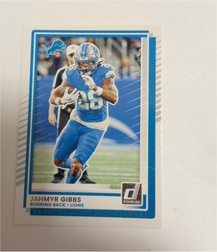 2025 Panini Donruss #101 Jahmyr Gibbs — front