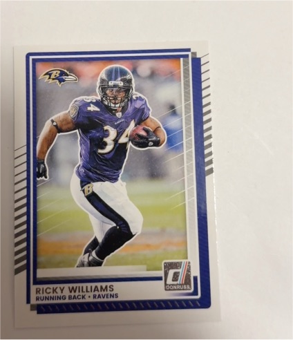 2025 Panini Donruss #177 Ricky Williams Baltimore Ravens — front