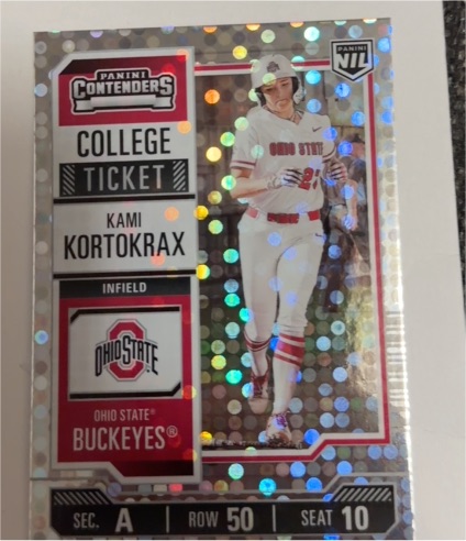 2025 Panini Contenders College Ticket #31 Kami Kortokrax — front