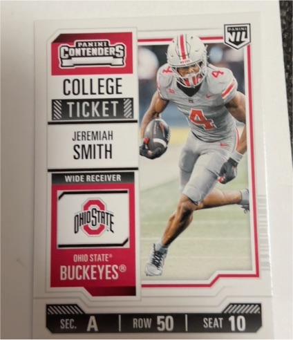 2024 Panini NIL Contenders College Ticket #1 Jeremiah Smith — front