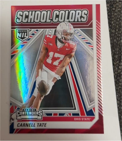 2025 Panini NIL #4 Carnell Tate — front