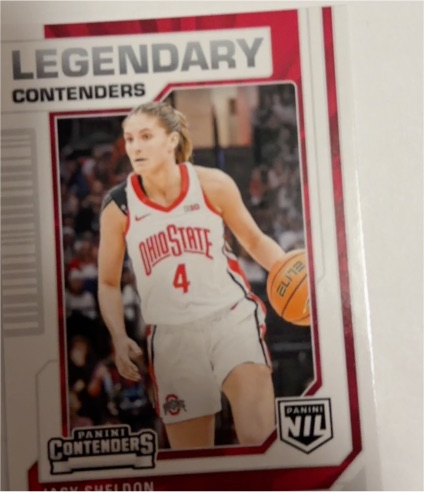 2025 Panini NIL Ohio State Contenders #41 Jacy Sheldon Legendary — front