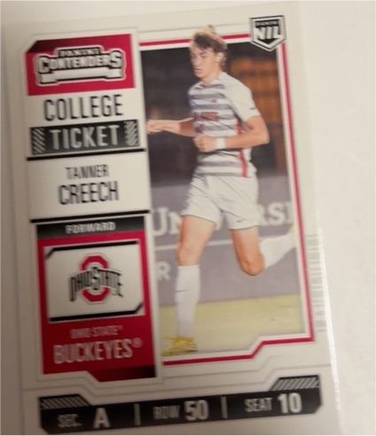 2025 Panini NIL Ohio State Contenders #18 Tanner Creech — front