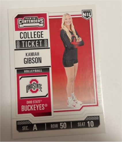 2025 Panini Contenders College Ticket #34 Kamiah Gibson — front
