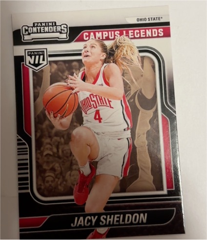 2025 Panini NIL Ohio State Contenders #6 Jacy Sheldon Campus Legends — front