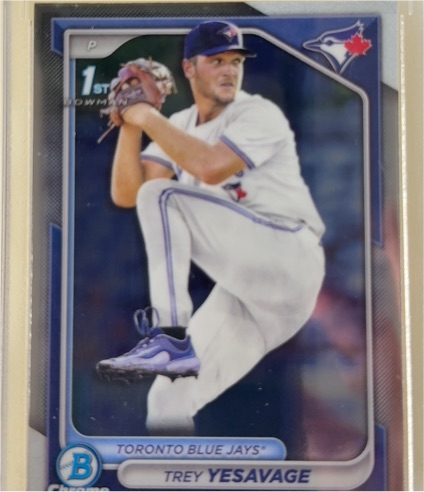2024 Bowman Draft Chrome #BDC-92 Trey Yesavage — front