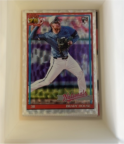 2026 Topps Series 1 #T91-41 Brady House 1991 Silver Crackle Nationals — front