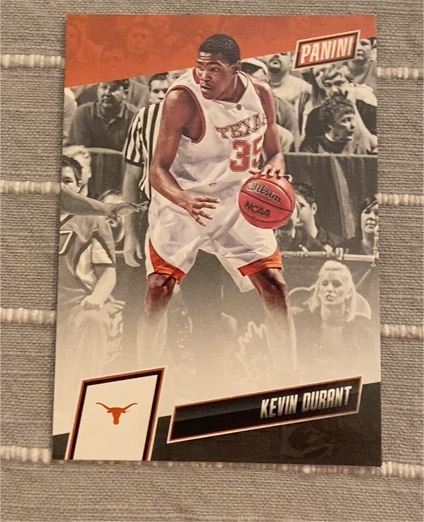 2019 Panini The National #KD Kevin Durant Texas Longhorns — front