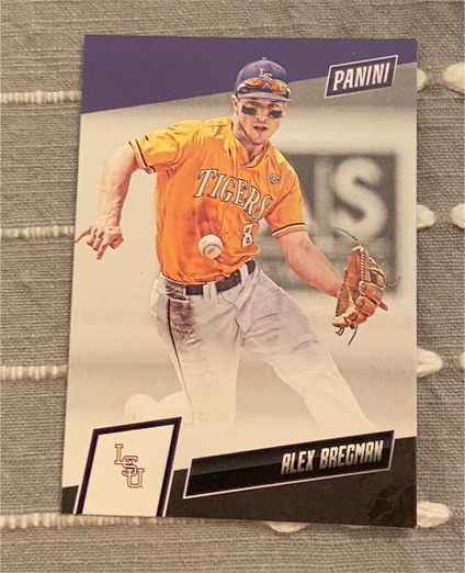 2019 Panini National Convention College #AB Alex Bregman — front