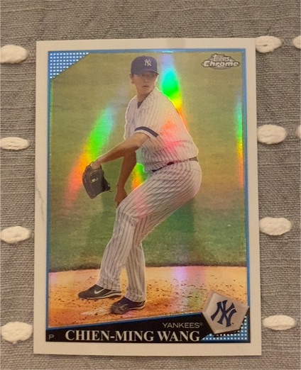 2009 Topps Chrome #58 Chien-Ming Wang — front