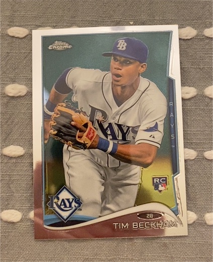 2014 Topps Chrome #111 Tim Beckham — front