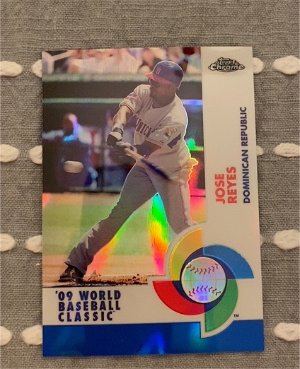 2009 Topps Chrome #W79 Jose Reyes World Baseball Classic Dominican Republic — front
