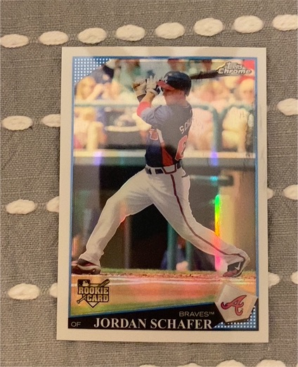 2009 Topps Chrome #181 Jordan Schafer — front