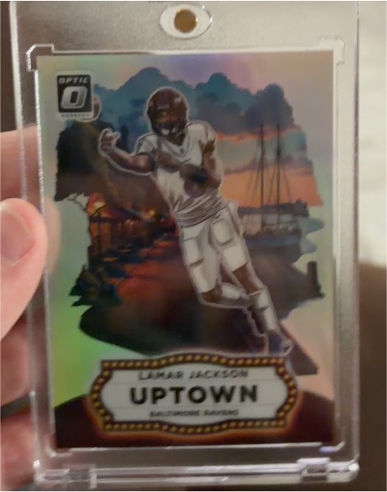 2025 Panini Donruss Optic #13 Lamar Jackson Uptown — front