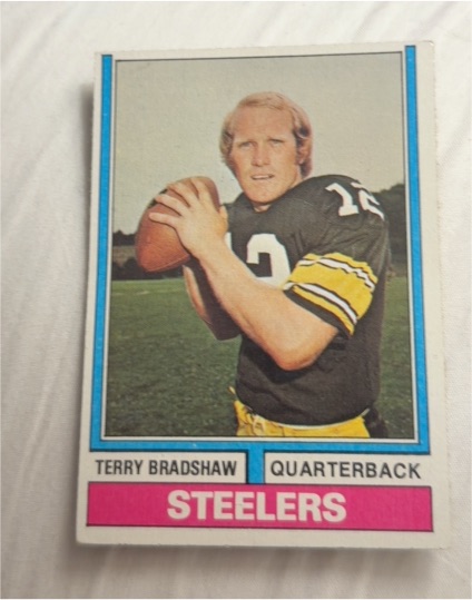 1974 Topps #470 Terry Bradshaw — front