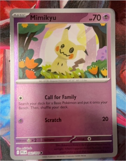 2023 Pokémon ME02: Phantasmal Flames #042 Mimikyu — front