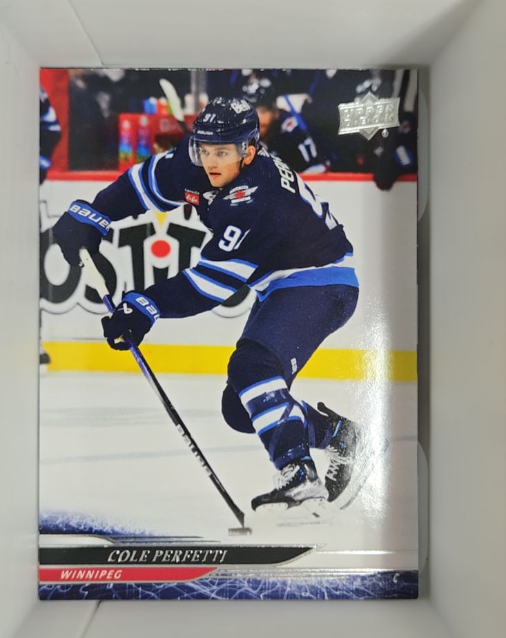 2024-25 Upper Deck #197 Cole Perfetti Winnipeg Jets — front