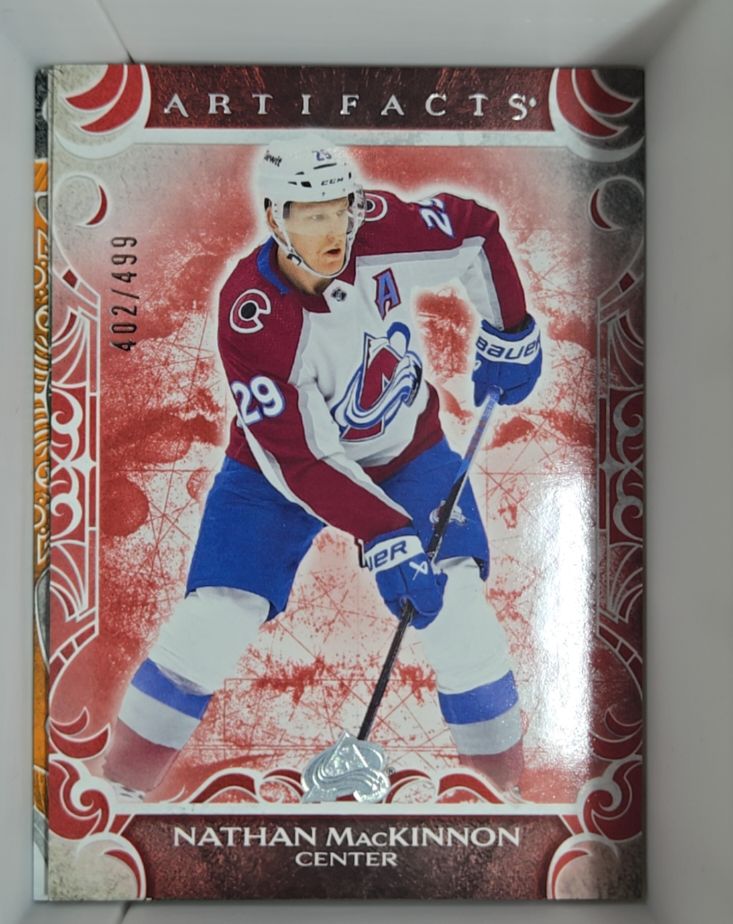 2024-25 Upper Deck Artifacts Ruby #13 Nathan MacKinnon — front