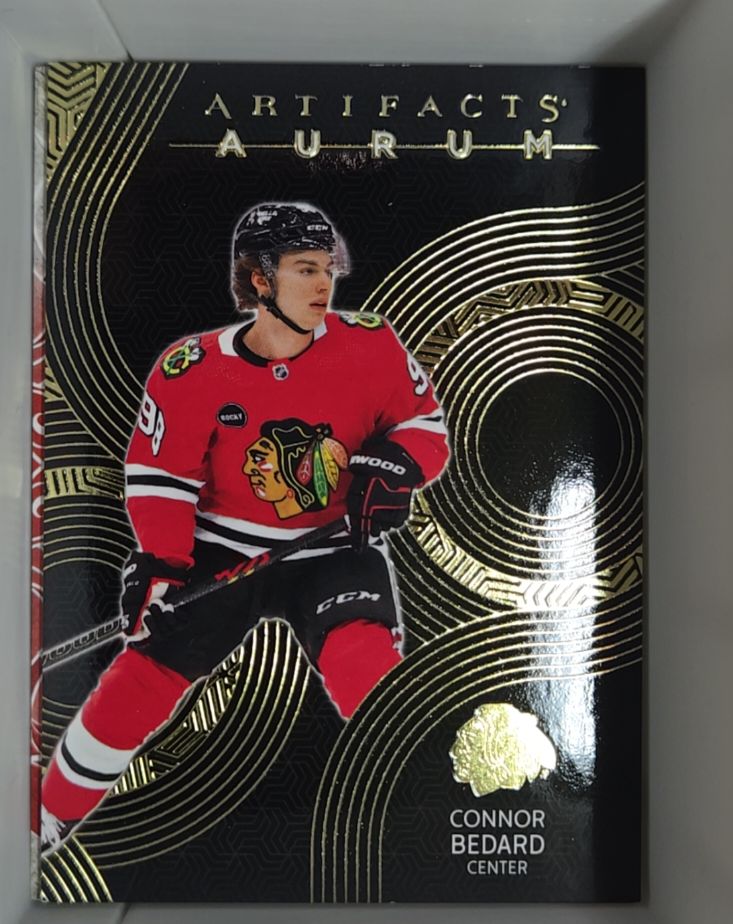 2024-25 Upper Deck Artifacts Aurum Bounty #A-CB Connor Bedard — front