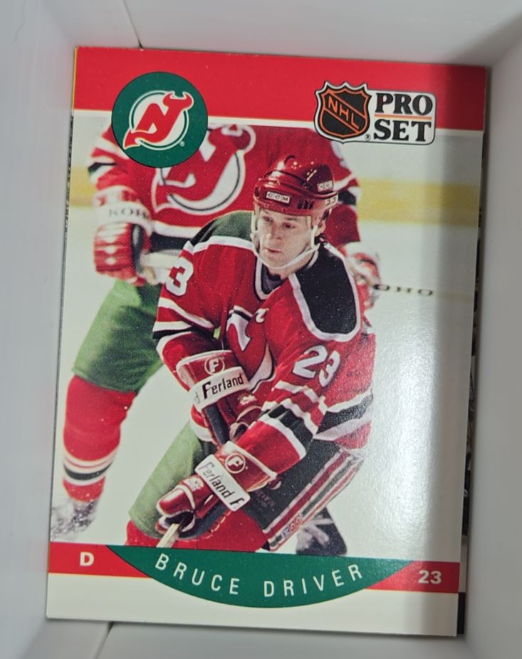 1990-91 Pro Set #166 Bruce Driver — front