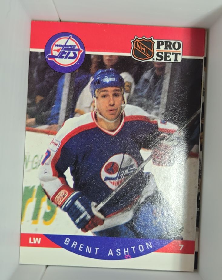 1990-91 Pro Set #323 Brent Ashton — front