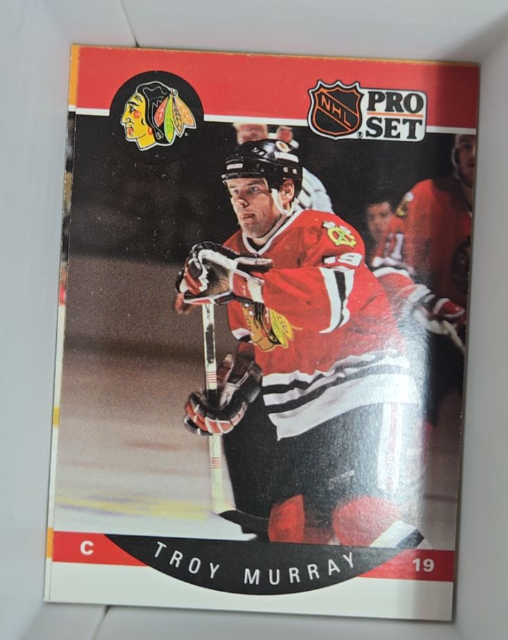 1990-91 Pro Set #57 Troy Murray — front