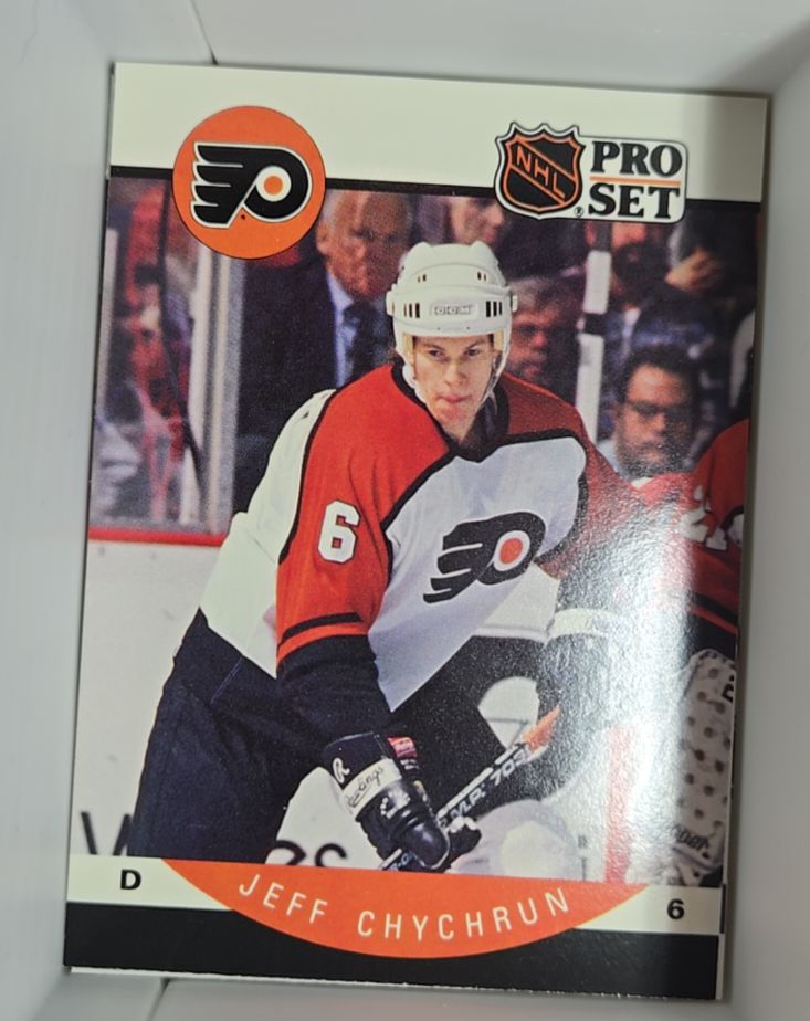 1990-91 Pro Set #213 Jeff Chychrun — front