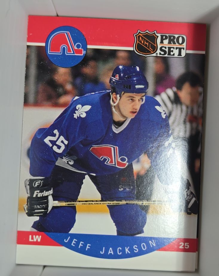 1990-91 Pro Set #249 Jeff Jackson — front
