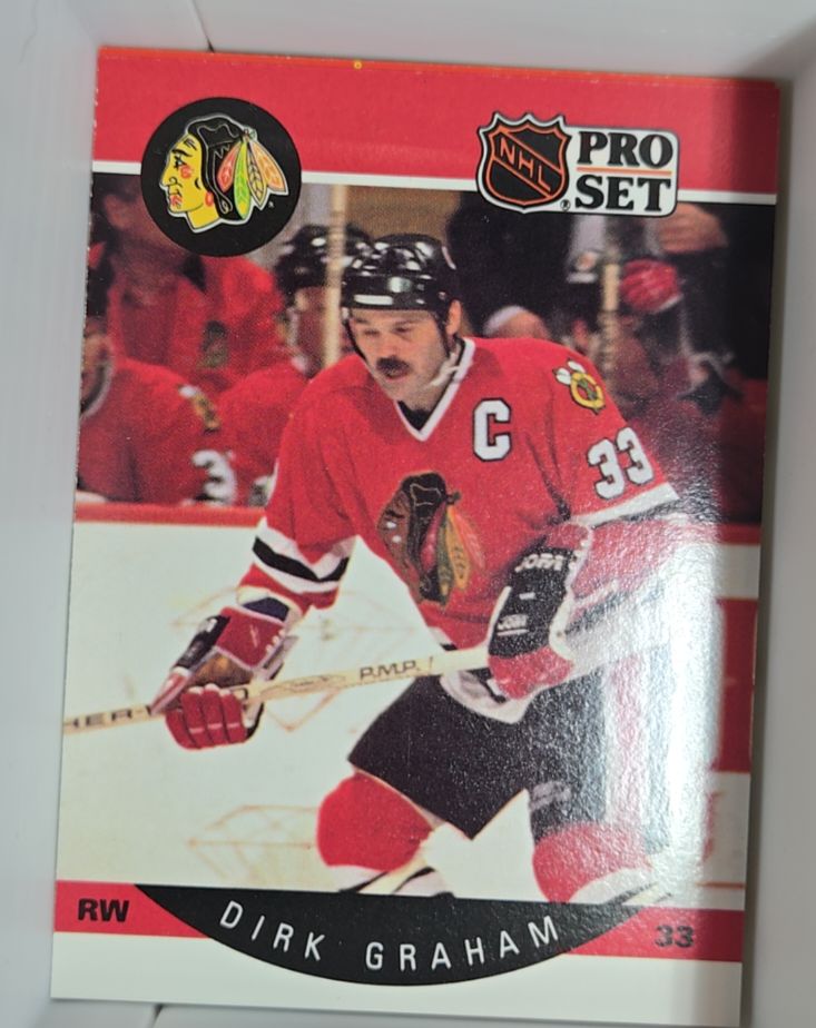 1990-91 Pro Set #51 Dirk Graham — front
