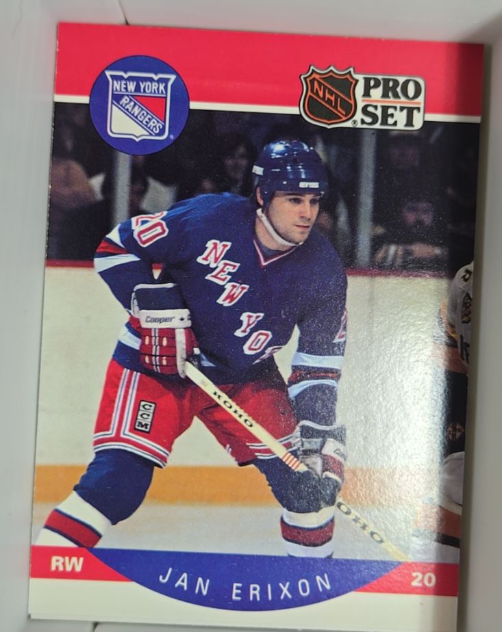 1990-91 Pro Set #195 Jan Erixon — front