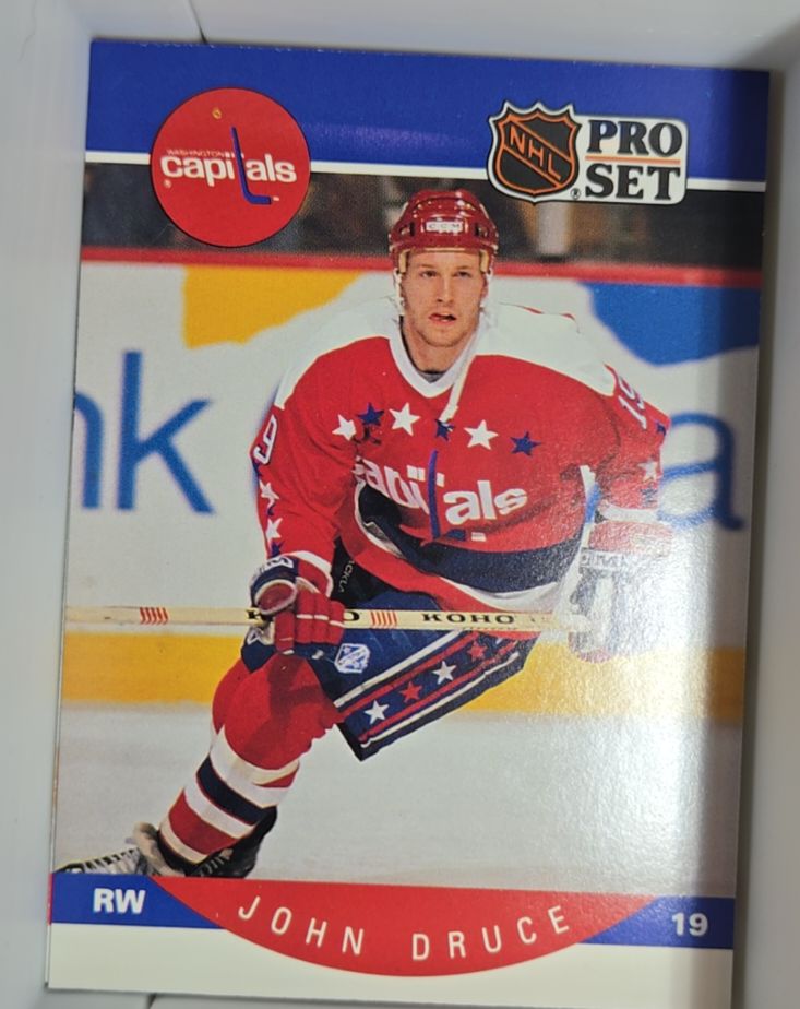 1990-91 Pro Set #310 John Druce — front