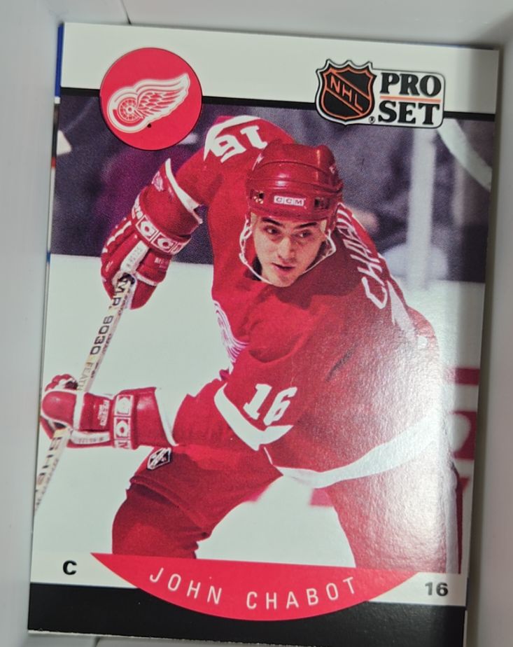 1990-91 Pro Set #68 John Chabot — front