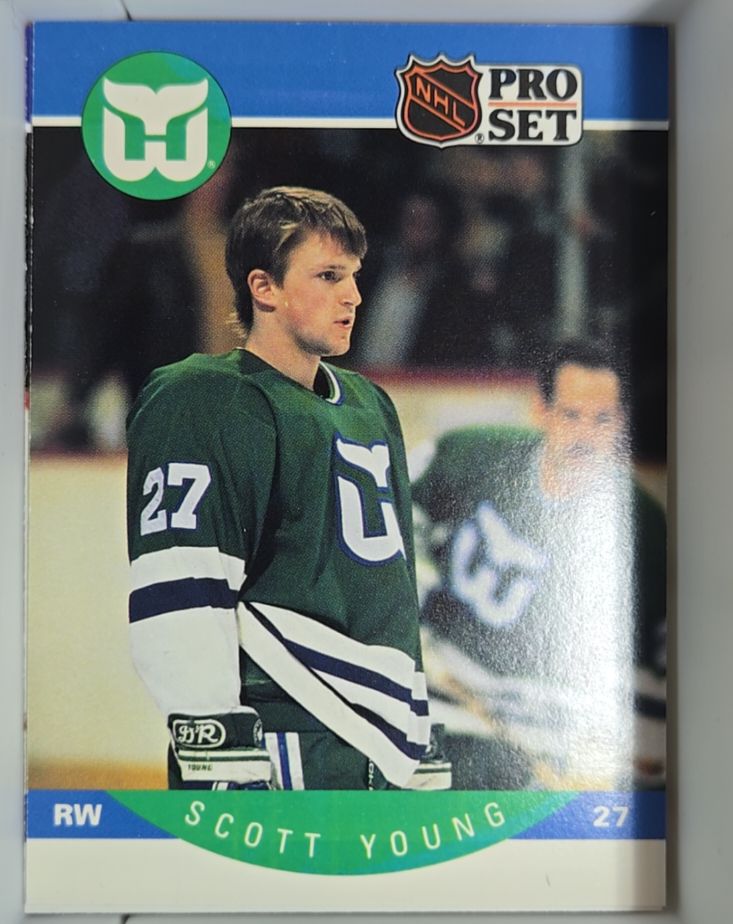 1990-91 Pro Set #113 Scott Young — front