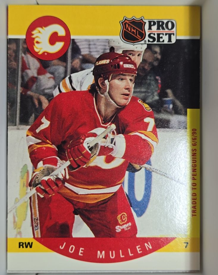 1990-91 Pro Set #40 Joe Mullen — front