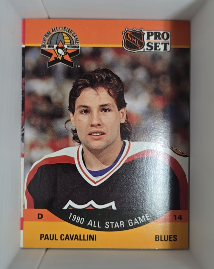 1990 Pro Set #353 Paul Cavallini — front