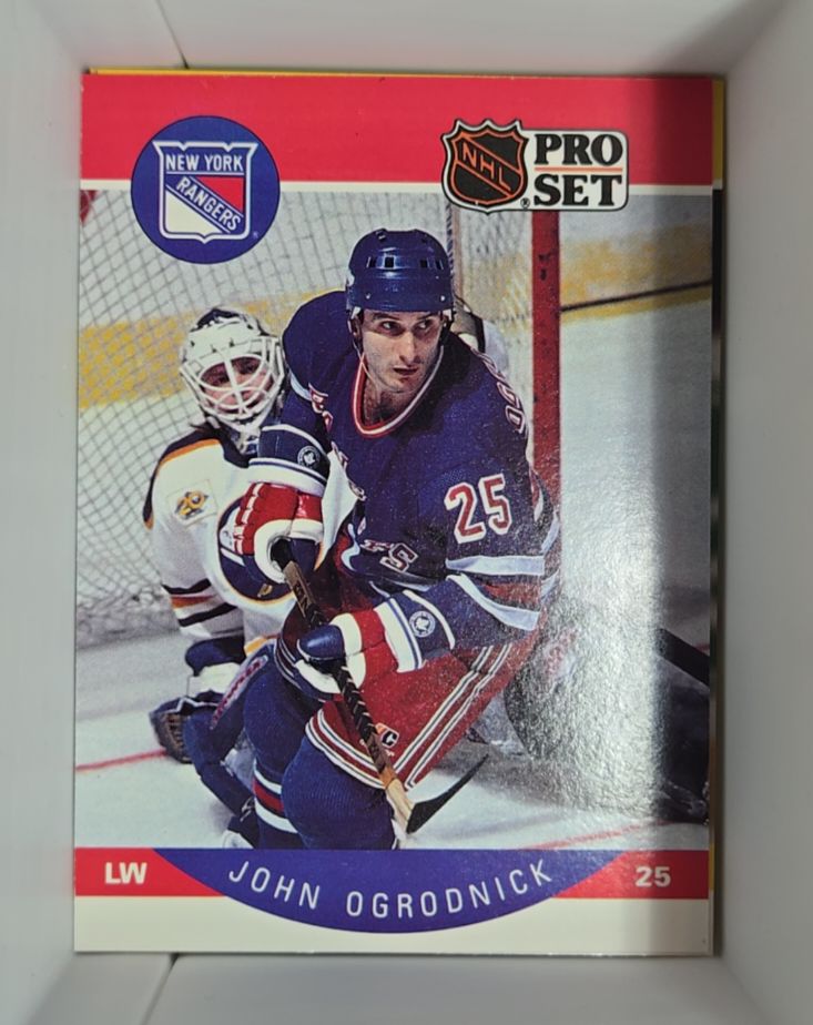 1990-91 Pro Set #206 John Ogrodnick — front