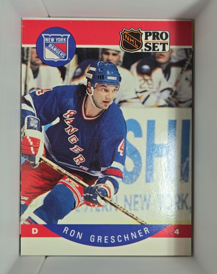 1990-91 Pro Set #197 Ron Greschner — front