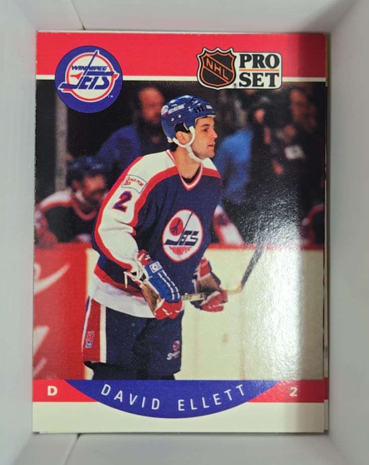 1990-91 Pro Set #326 David Ellett — front