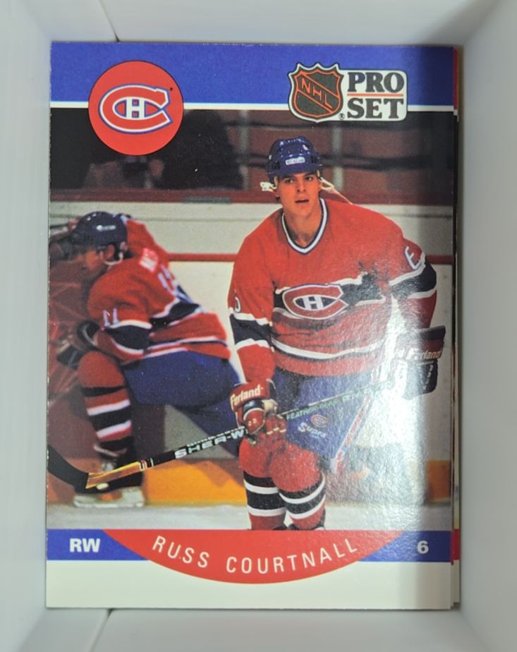 1990-91 Pro Set #149 Russ Courtnall — front