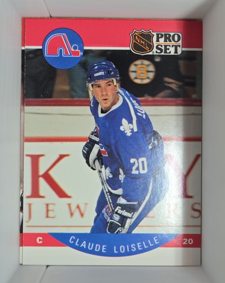 1990-91 Pro Set #252 Claude Loiselle — front