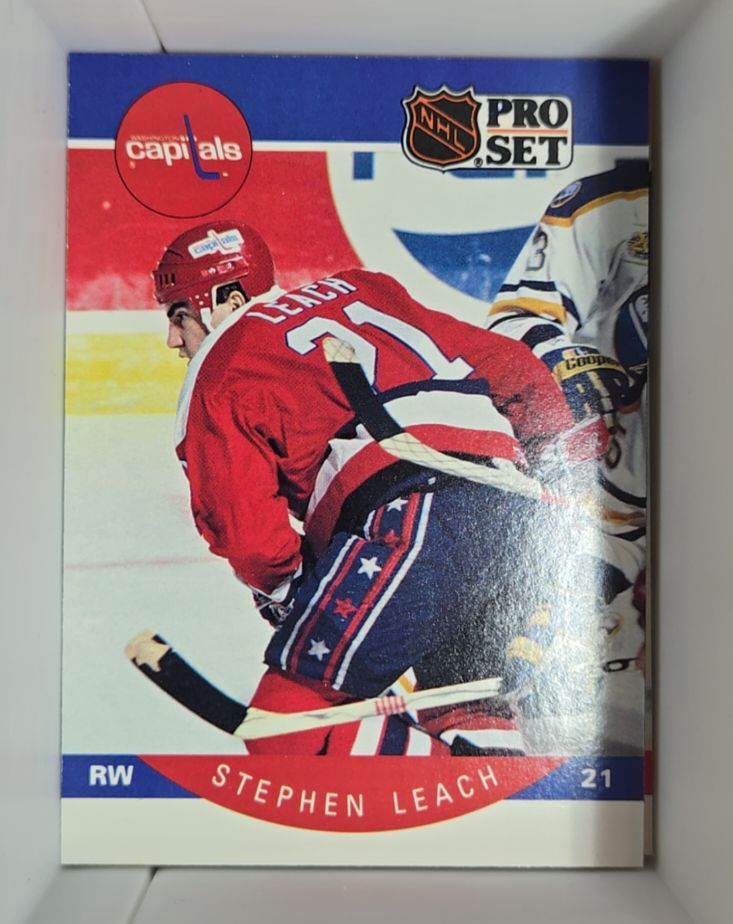 1990-91 Pro Set #315 Stephen Leach — front