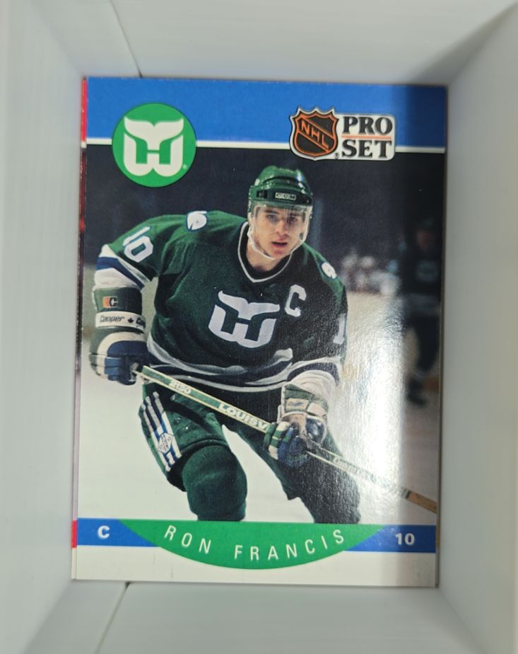 1990-91 Pro Set #105 Ron Francis — front