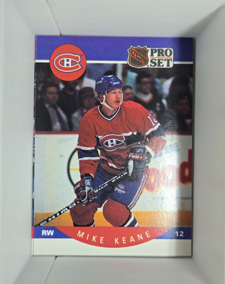 1991-92 Pro Set #121 Mike Keane — front
